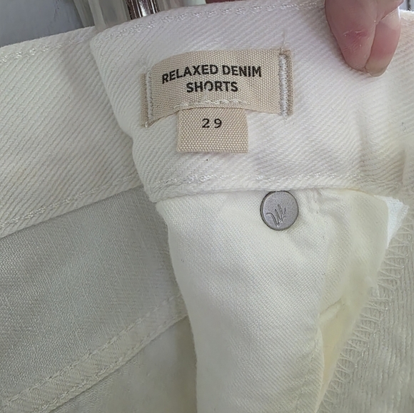 Madewell White Denim Women Shorts - Picture 4 of 7